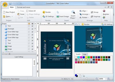 TBS Cover Editor 專業包裝設計軟件的設計與制作